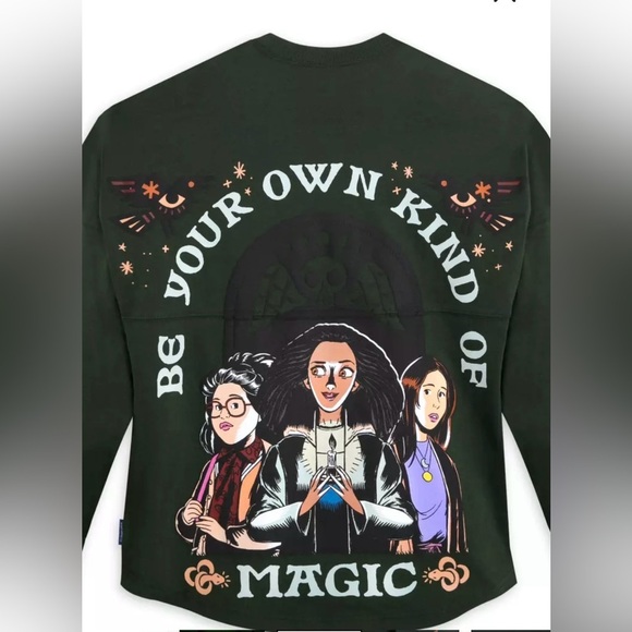 Disney Hocus Hocus 2 Green Spirit Jersey Large NWT - Picture 1 of 8